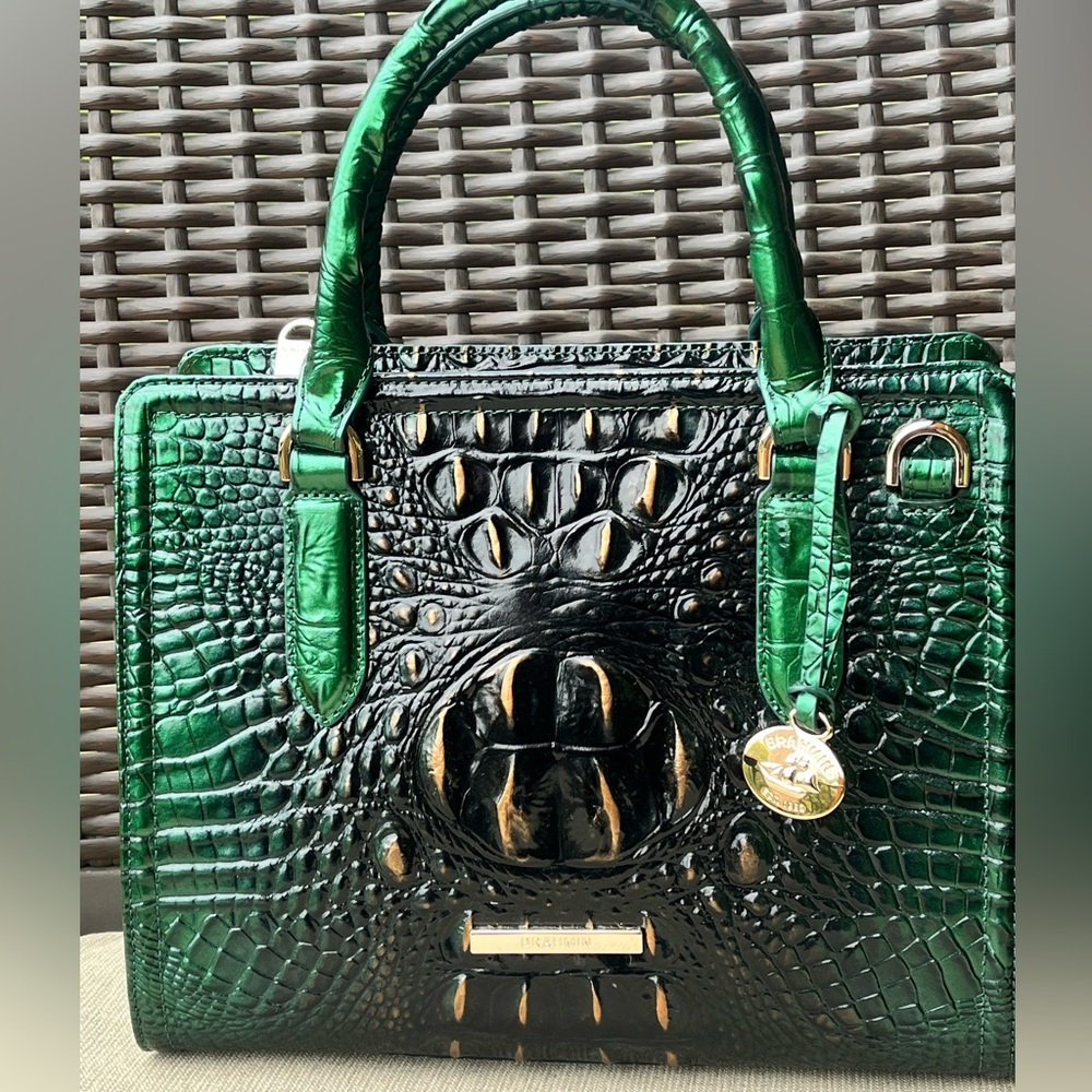 LAST ONE!!!! NWT Brahmin CAMI in EVERGREEN Ombre Melbourne Satchel